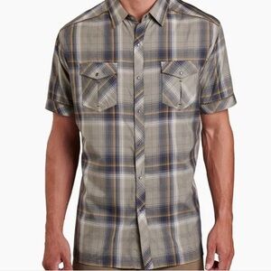 Kühl Konquer Short Sleeve Shirt - Oak Creek Size Small
